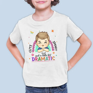 Un peu dramatique - T-shirt enfant personnalisé - Cadeau pour enfant