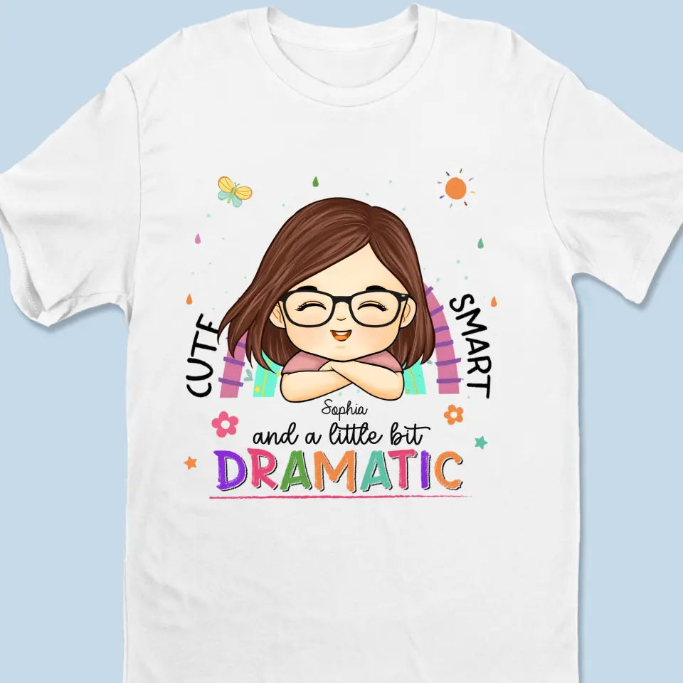 Un peu dramatique - T-shirt enfant personnalisé - Cadeau pour enfant