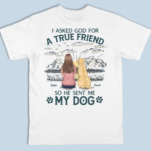 Prêt pour une aventure inoubliable ? T-shirt unisexe personnalisé avec imprimé au dos pour chien, sweat à capuche, sweat-shirt – Cadeau pour propriétaires et amoureux des animaux.