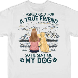 Prêt pour une aventure inoubliable ? T-shirt unisexe personnalisé avec imprimé au dos pour chien, sweat à capuche, sweat-shirt – Cadeau pour propriétaires et amoureux des animaux.