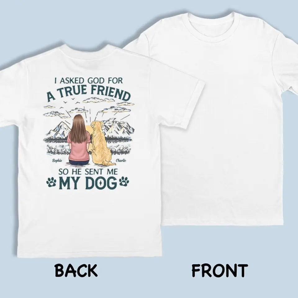Prêt pour une aventure inoubliable ? T-shirt unisexe personnalisé avec imprimé au dos pour chien, sweat à capuche, sweat-shirt – Cadeau pour propriétaires et amoureux des animaux.