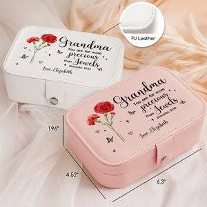 Nous t'avons aimé toute notre vie - Coffret à bijoux personnalisé pour famille - Cadeau pour maman, grand-mère