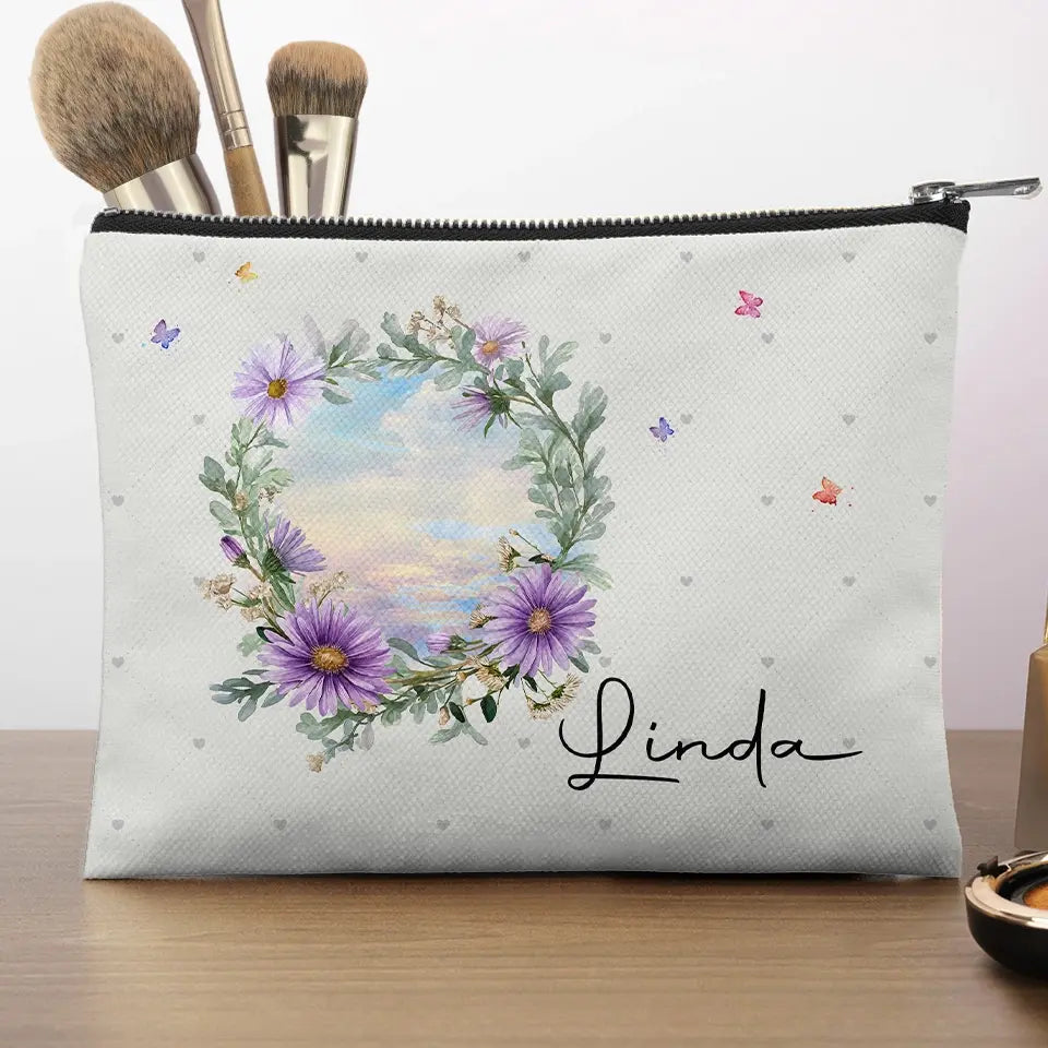 L'amour est beau, l'amitié est meilleure - Trousse de maquillage personnalisée Bestie - Cadeau pour meilleures amies, meilleures amies, sœurs