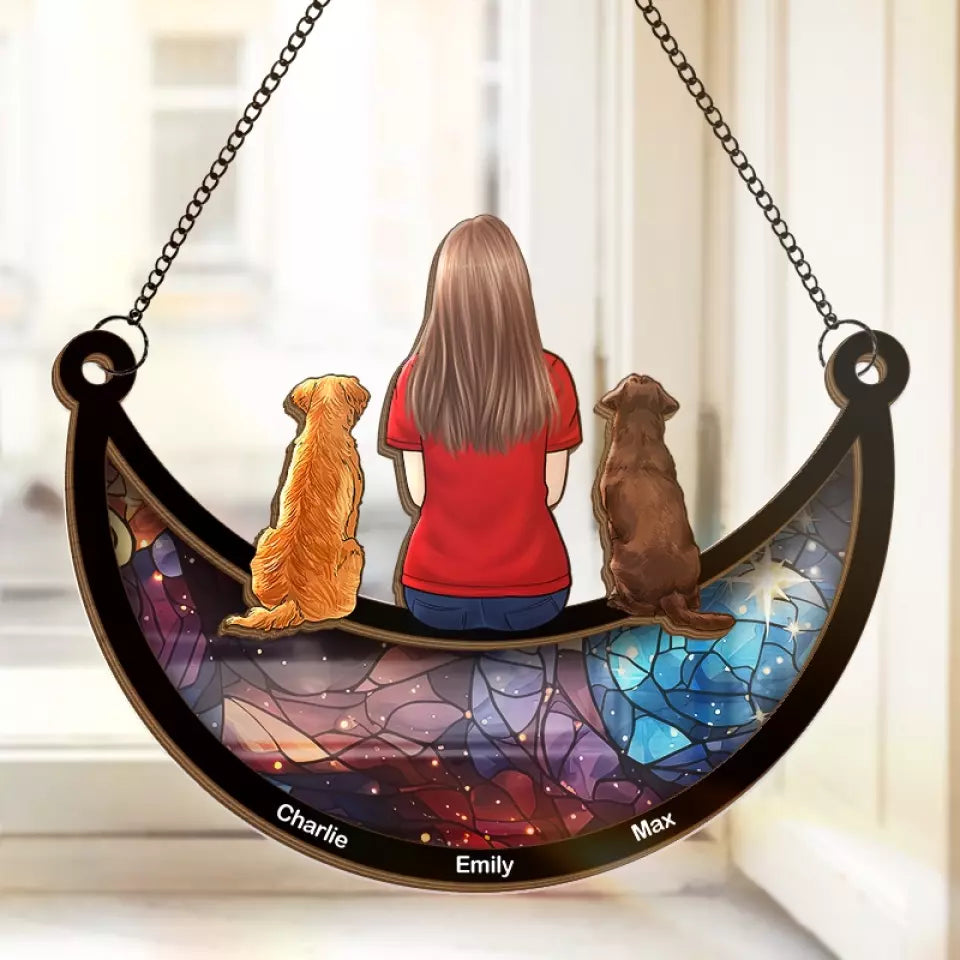 Jusqu'à ce que je te revoie - Attrape-soleil personnalisé à suspendre à une fenêtre - Cadeau de condoléances pour les propriétaires d'animaux et les amoureux des animaux