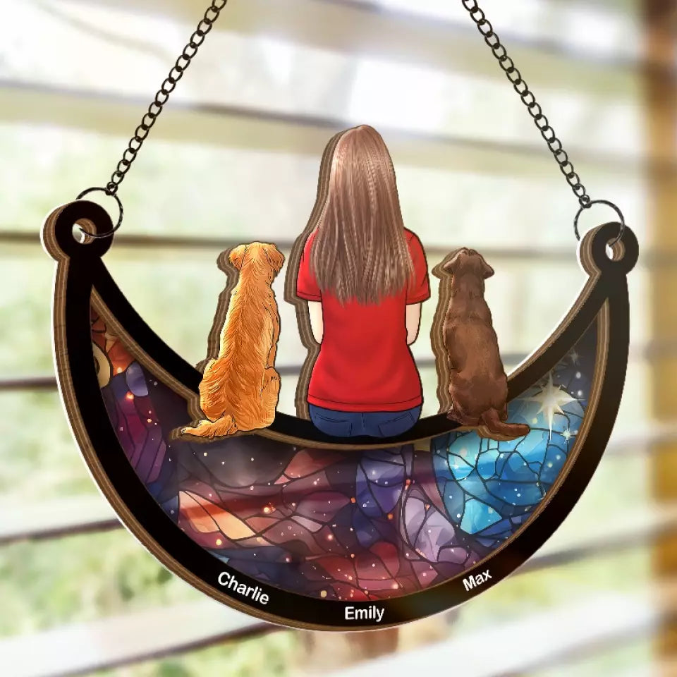 Jusqu'à ce que je te revoie - Attrape-soleil personnalisé à suspendre à une fenêtre - Cadeau de condoléances pour les propriétaires d'animaux et les amoureux des animaux