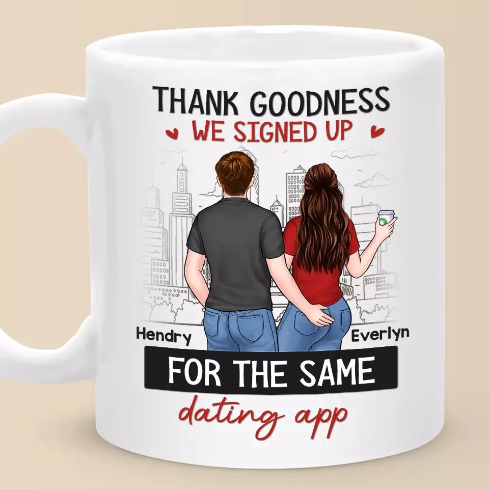 Tu es mon destin - Tasse personnalisée pour couple - Cadeau pour mari et femme, anniversaire