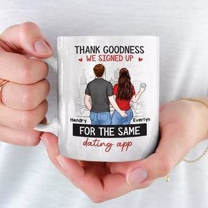 Tu es mon destin - Tasse personnalisée pour couple - Cadeau pour mari et femme, anniversaire