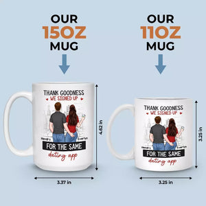 Tu es mon destin - Tasse personnalisée pour couple - Cadeau pour mari et femme, anniversaire