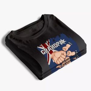 L'amour entre un père et son enfant est infini - T-shirt unisexe personnalisé pour la famille, sweat à capuche, sweat-shirt - Fête des pères, cadeau pour papa, grand-père