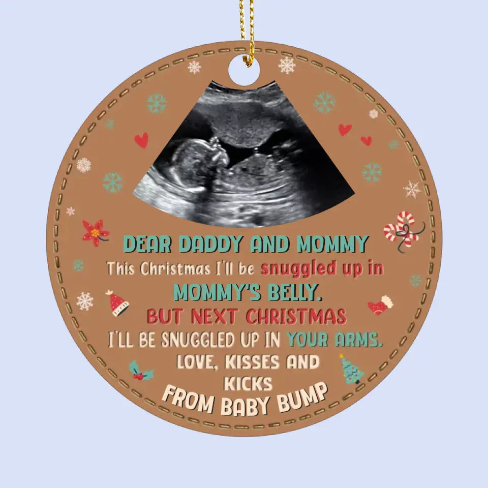 Photo personnalisée Petits doigts et sourires de chérubins, un miracle qui vole nos cœurs - Décoration familiale en cuir personnalisée - Cadeau de Noël pour bébé, enfant, nouveau-né