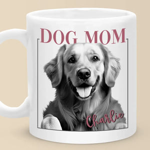 Photo personnalisée : La présence apaisante d'un animal de compagnie bien-aimé, un compagnon fidèle à travers tout - Mug personnalisé pour chien et chat - Cadeau pour propriétaires et amoureux des animaux