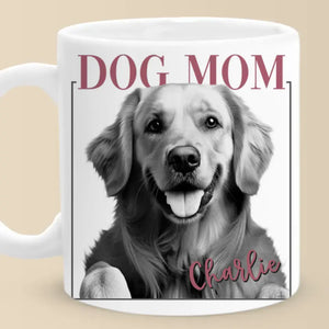 Photo personnalisée : La présence apaisante d'un animal de compagnie bien-aimé, un compagnon fidèle à travers tout - Mug personnalisé pour chien et chat - Cadeau pour propriétaires et amoureux des animaux