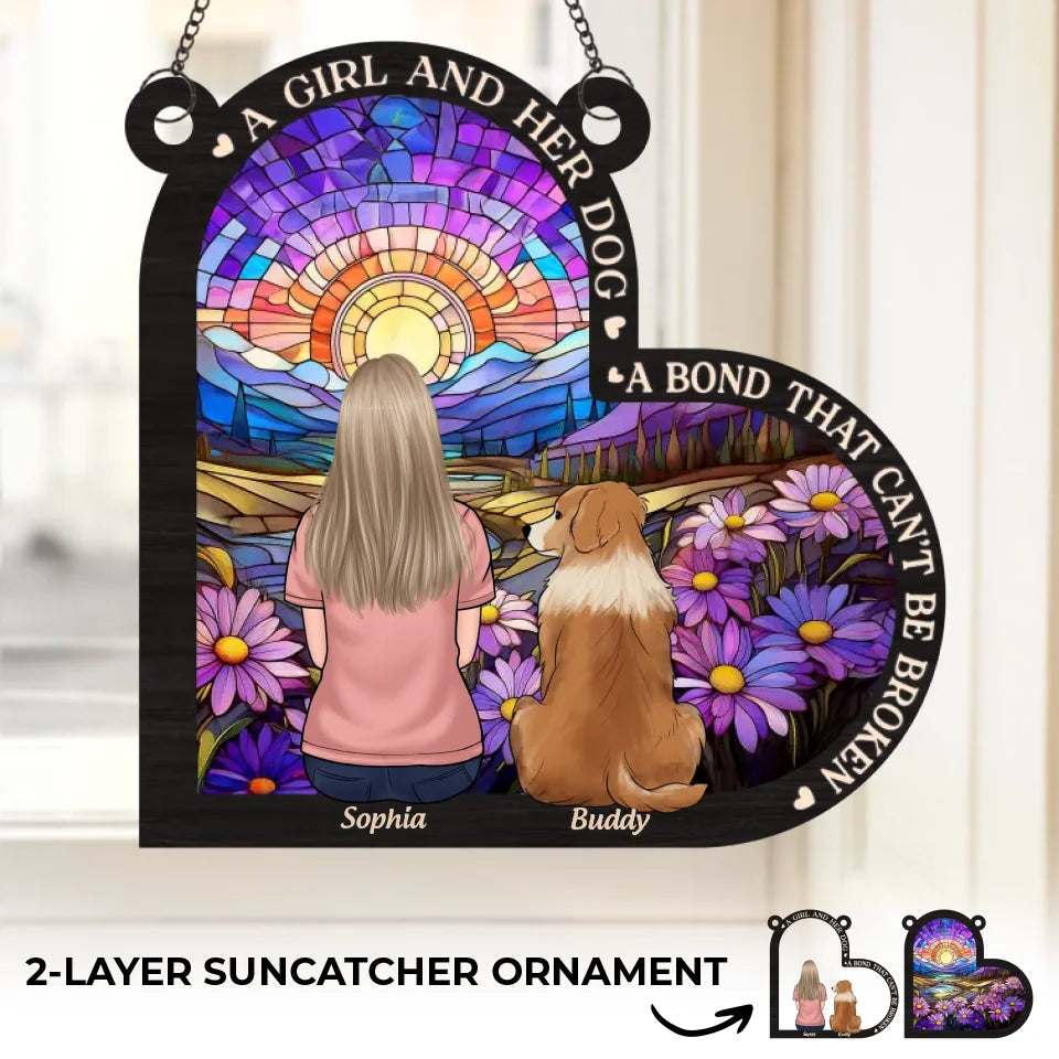 Certains anges choisissent la fourrure plutôt que les ailes - Ornement attrape-soleil personnalisé à suspendre à une fenêtre - Cadeau de condoléances pour les propriétaires et les amoureux des animaux