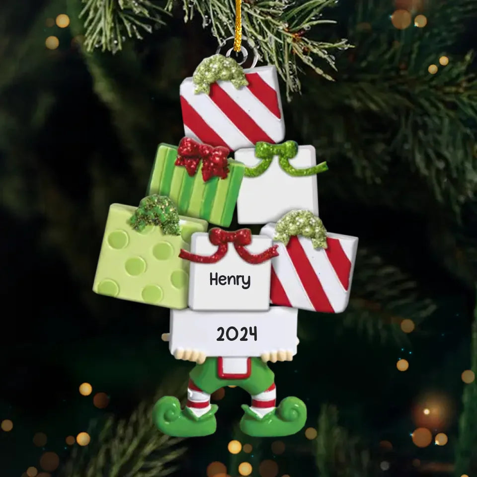 Noël est l'occasion de ressentir l'amour de la famille - Décoration personnalisée pour la famille - Forme personnalisée en acrylique - Cadeau de Noël pour les membres de la famille