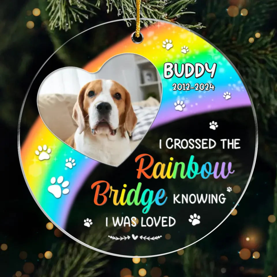 Custom Photo A Beautiful Soul Remembered - Memorial Personalized Custom Ornament - Acrylic Custom Shaped - Sympathy Gift For Pet Owners, Pet Lovers