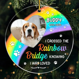 Custom Photo A Beautiful Soul Remembered - Memorial Personalized Custom Ornament - Acrylic Custom Shaped - Sympathy Gift For Pet Owners, Pet Lovers
