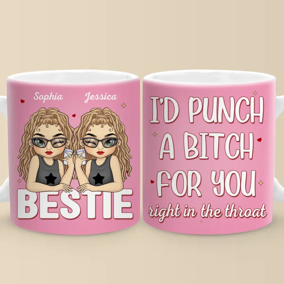 Toujours reconnaissante pour votre amitié - Mug personnalisé Bestie - Cadeau pour meilleures amies, meilleures amies, sœurs