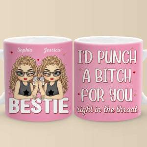 Toujours reconnaissante pour votre amitié - Mug personnalisé Bestie - Cadeau pour meilleures amies, meilleures amies, sœurs