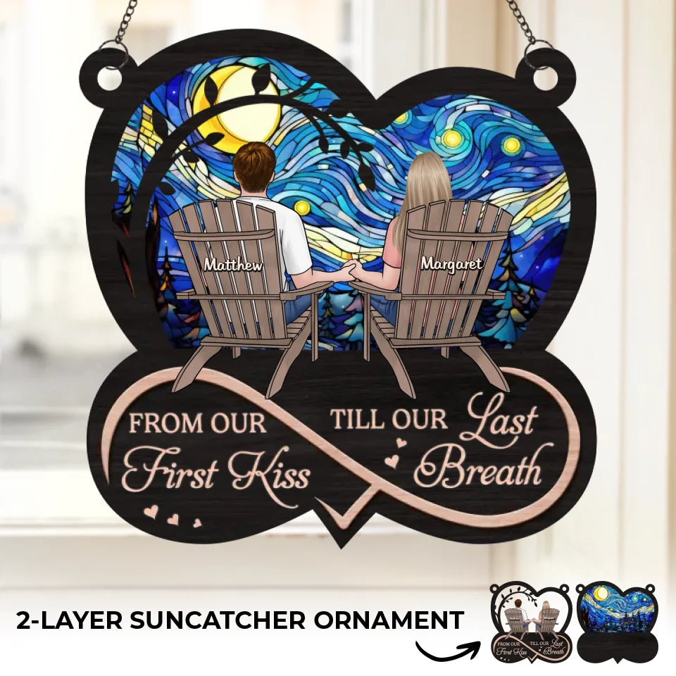Tu es le soleil de ma vie - Ornement attrape-soleil personnalisé à suspendre pour fenêtre - Cadeau pour mari et femme, anniversaire