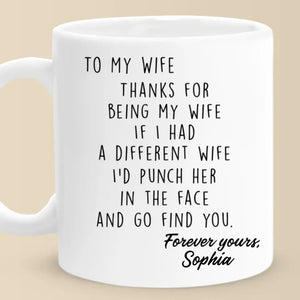 Tu es ma personne, mon amour, mon tout - Tasse personnalisée pour couple - Cadeau pour mari et femme, anniversaire