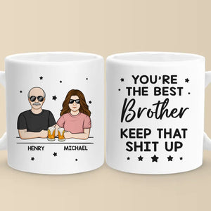 Tu es le meilleur frère - Mug personnalisé pour la famille - Cadeau pour les membres de la famille