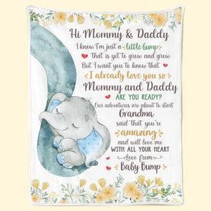 Nos aventures sont sur le point de commencer - Couverture personnalisée pour la famille - Cadeau de fête prénatale, cadeau pour la première maman