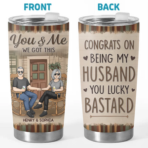 L'univers savait que j'avais besoin de ton amour - Verre personnalisé pour couple - Cadeau pour mari et femme, anniversaire