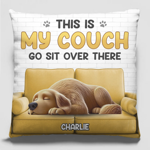 Une façon chaleureuse de célébrer votre amour pour votre chiot - Coussin personnalisé pour chien - Cadeau pour propriétaires d'animaux et amoureux des animaux