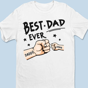 Les plus belles histoires de ma vie ont toujours mon père en elles - T-shirt unisexe personnalisé pour la famille, T-shirt premium, sweat à capuche - Cadeau de fête des pères pour papa, grand-père
