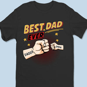 À qui nous aimons le plus - T-shirt unisexe personnalisé pour la famille, T-shirt premium, sweat à capuche - Fête des pères, cadeau pour papa, grand-père