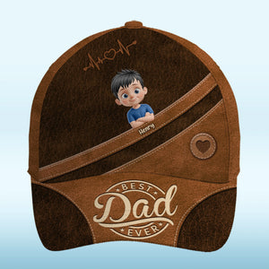 Cool Dad Warm Heart - Casquette personnalisée pour la famille, casquette classique à imprimé intégral - Fête des pères, cadeau pour papa, grand-père