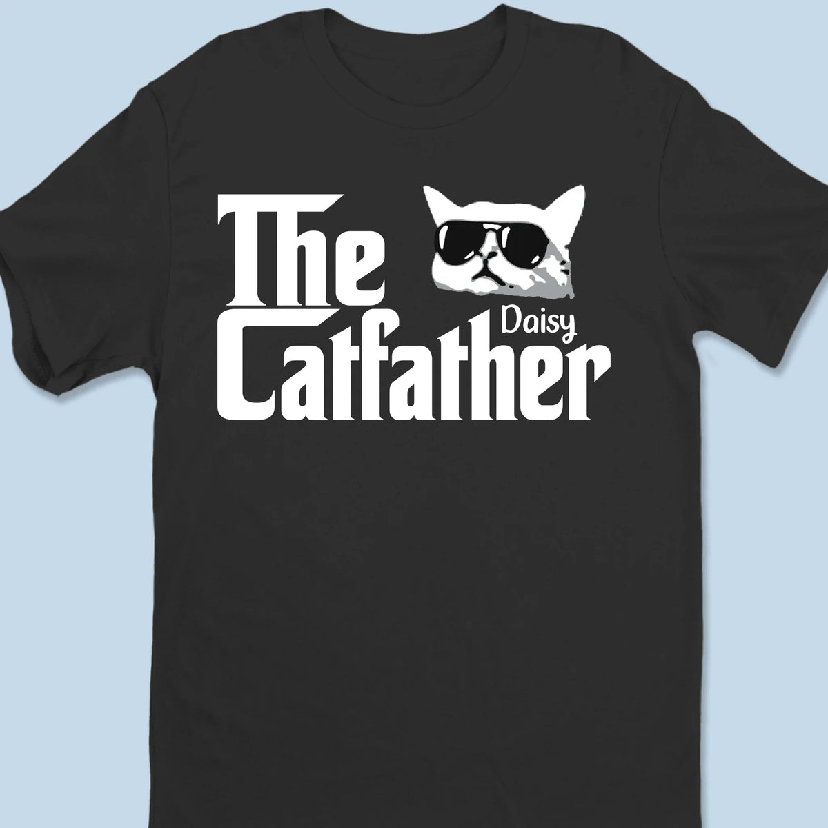 T-shirt unisexe personnalisé « Boss Of The Litter » pour chat, haut de gamme, sweat à capuche – Cadeau pour papa, propriétaires d'animaux et amoureux des animaux