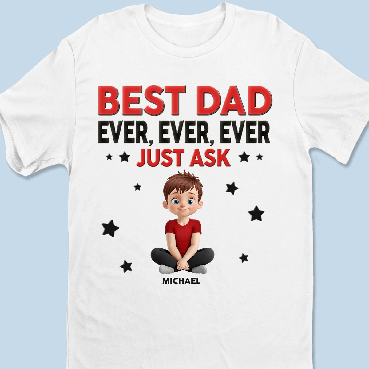 Demandez-nous, nous sommes des experts - T-shirt unisexe personnalisé pour la famille, T-shirt premium, sweat à capuche - Fête des pères, cadeau pour papa, grand-père