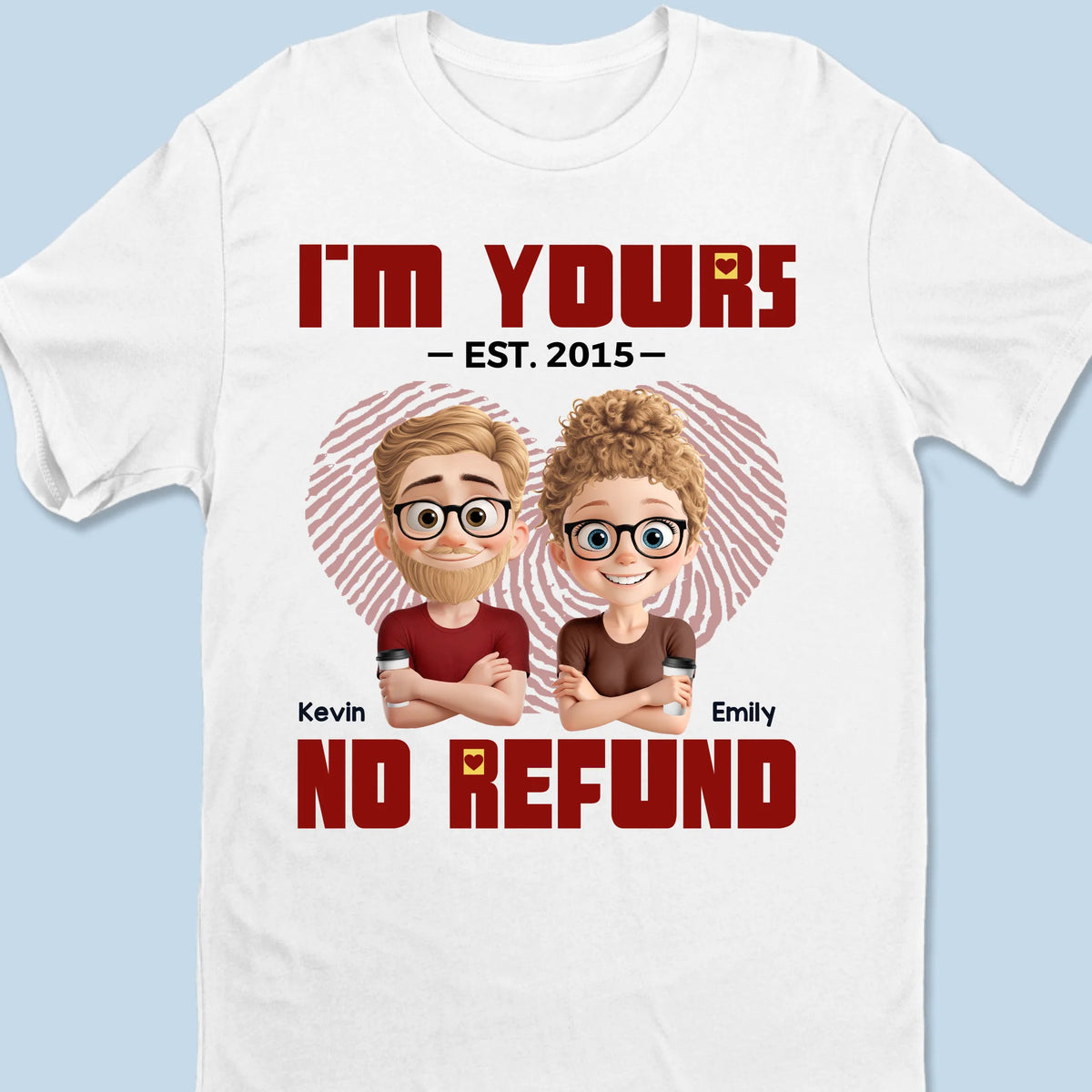 T-shirt unisexe personnalisé « Love Me Or Deal With Me » pour couple, haut de gamme, sweat à capuche, cadeau pour mari et femme, anniversaire