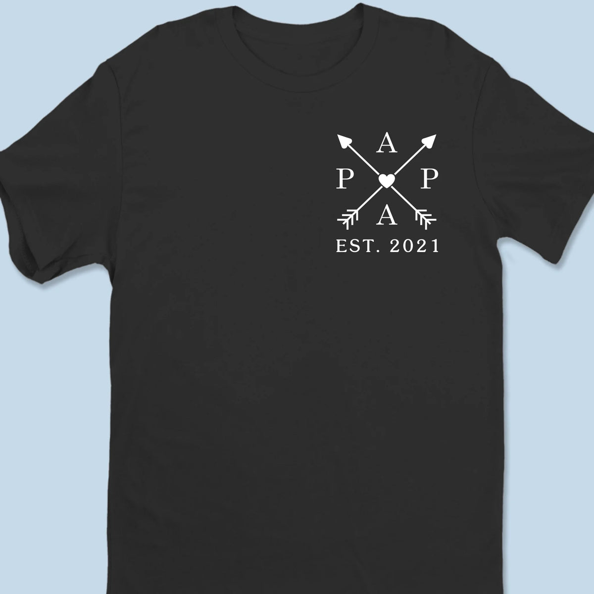 Peu importe où tu vas, je suis avec toi - T-shirt unisexe personnalisé pour la famille, T-shirt premium, sweat à capuche - Fête des pères, cadeau pour papa, grand-père