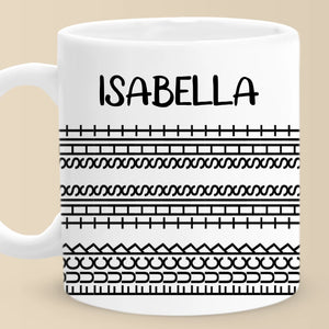Tasse personnalisée avec message caché « Go Crazy With Me » – Cadeau pour les meilleures amies, sœurs, membres de la famille, collègues