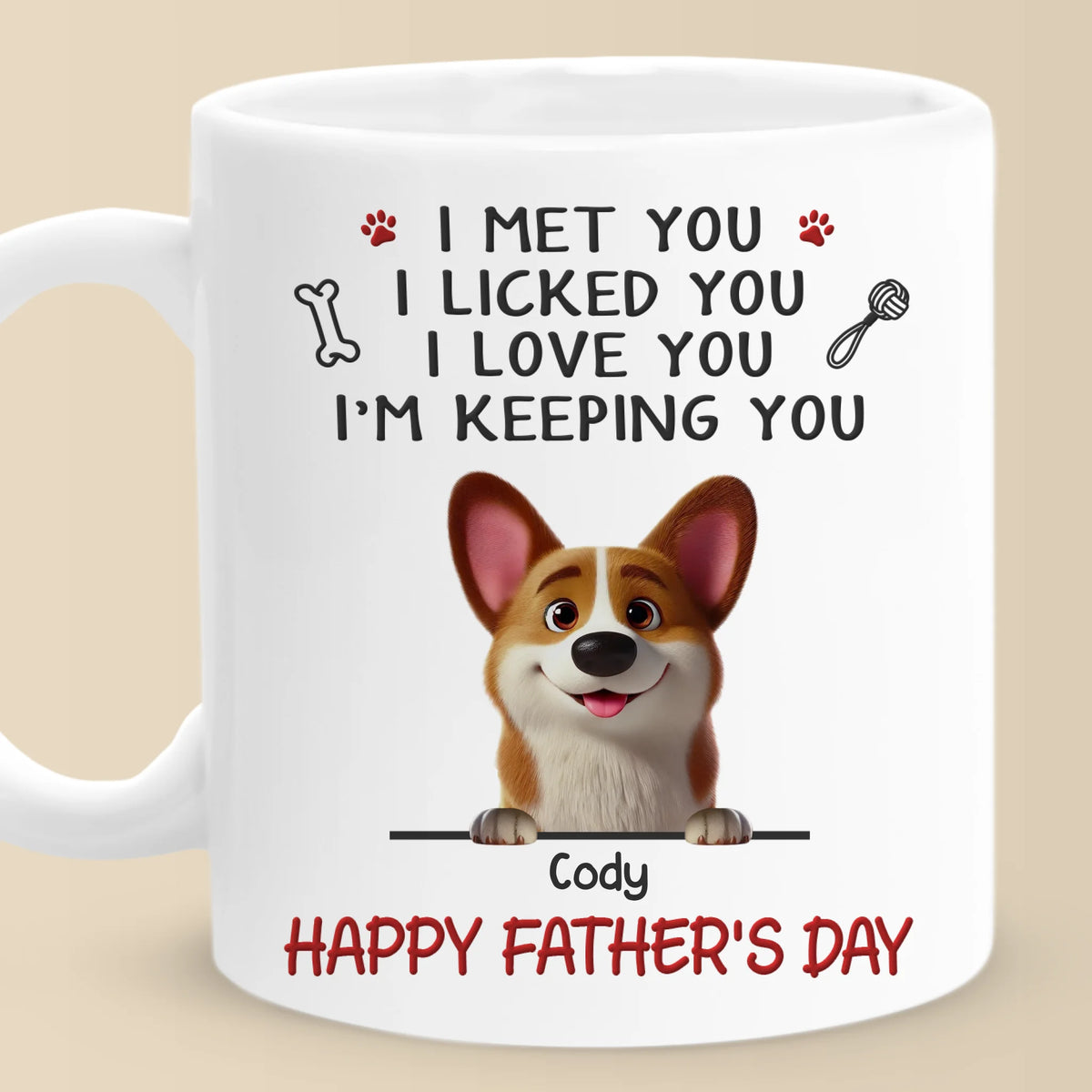 Life’s Adventure Buddy - Dog Personalized Custom Mug - Father's Day, Gift For Pet Owners, Pet Lovers
