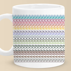 Tasse à message caché « Lignes de vie » – Cadeau pour les meilleures amies, sœurs, membres de la famille, collègues