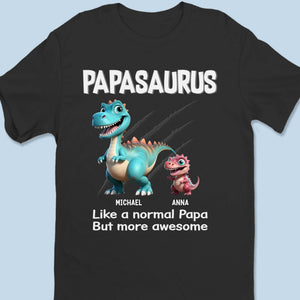 Mode Papa Brutal, Activé - T-shirt unisexe personnalisé pour la famille, T-shirt premium, Sweat à capuche - Fête des Pères, Cadeau pour papa, Grand-père