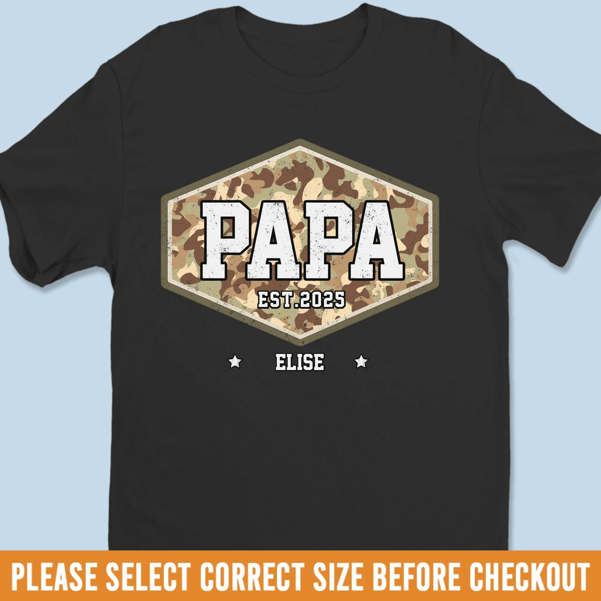Papa, la mission ne finit jamais - T-shirt unisexe personnalisé pour la famille, t-shirt premium, sweat à capuche - 4 juillet, cadeau pour papa, grand-père
