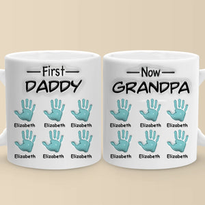 From Dad To Grandpa - Family Personalized Custom 3D Inflated Effect Printed Mug - Father's Day, Gift For Dad, Grandpa