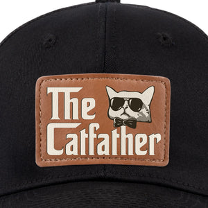 Chapeau en cuir – Cadeaux d'anniversaire pour les amoureux des chats et les papas de chats – The Catfather