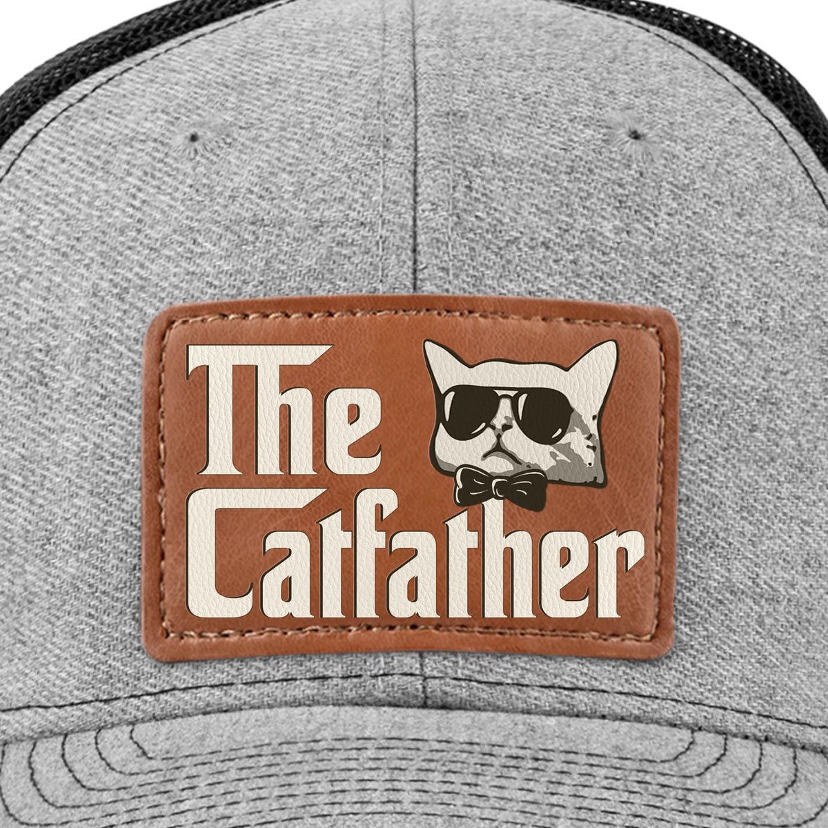Chapeau en cuir – Cadeaux d'anniversaire pour les amoureux des chats et les papas de chats – The Catfather
