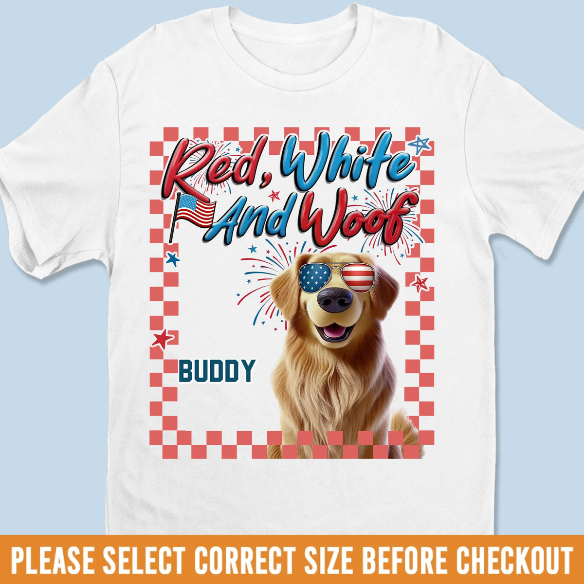 T-shirt unisexe personnalisé, t-shirt premium, sweat à capuche – Cadeaux personnalisés du 4 juillet pour les amoureux des chiens, papas et mamans – Born To Be Pawsome