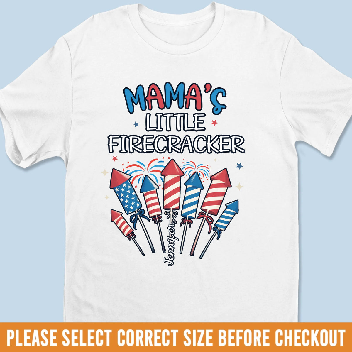 Petite ambiance pétard - T-shirt unisexe personnalisé pour la famille, t-shirt premium, sweat à capuche - 4 juillet, cadeau pour maman, grand-mère
