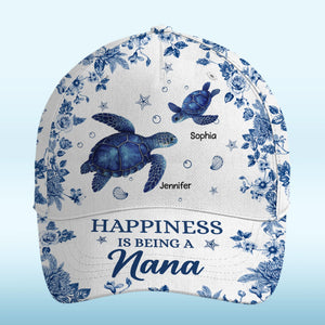 Chapeau personnalisé, casquette classique à imprimé intégral - Cadeaux d'anniversaire personnalisés pour maman et grand-mère - Grand-mère apporte de la joie au quotidien