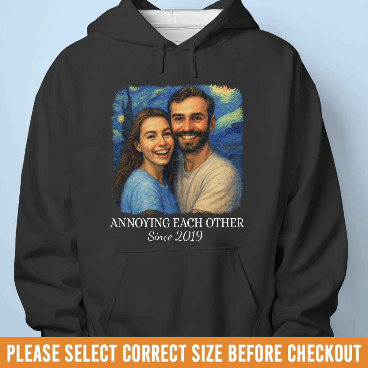 T-shirt unisexe photo personnalisé, t-shirt premium, sweat à capuche – Cadeaux d'anniversaire de mariage personnalisés pour mari et femme, lui et elle – Deux cœurs qui s'améliorent avec le temps