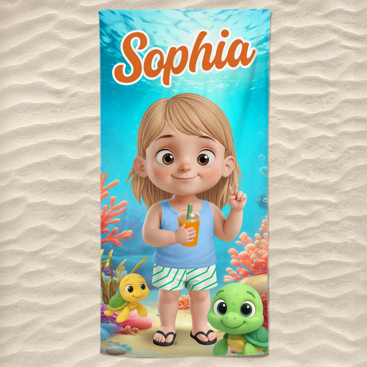Serviette de plage personnalisée - Cadeaux de vacances et de voyage personnalisés pour la famille et les enfants - Restez au frais, règles de la piscine