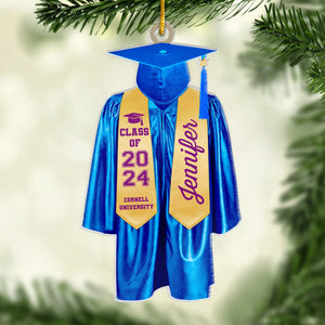 Custom Wood, Acrylic Ornament - Personalized Graduation Christmas Birthday Gifts For Brothers, Sisters, Siblings - Be The Best Of Whatever You Are