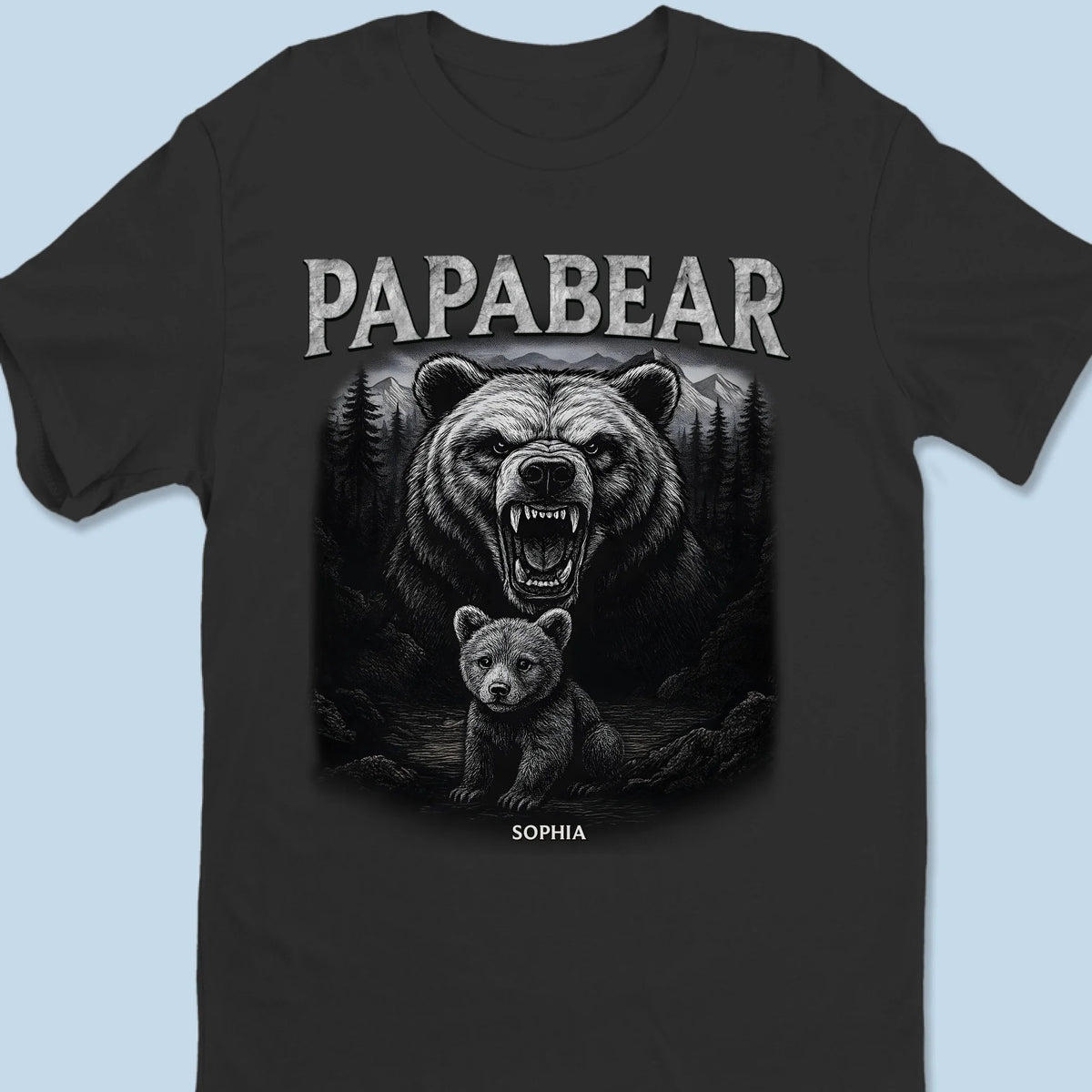 Protéger mes petits, toujours ! T-shirt unisexe personnalisé pour la famille, t-shirt premium, sweat à capuche - Fête des pères, cadeau pour papa, grand-père